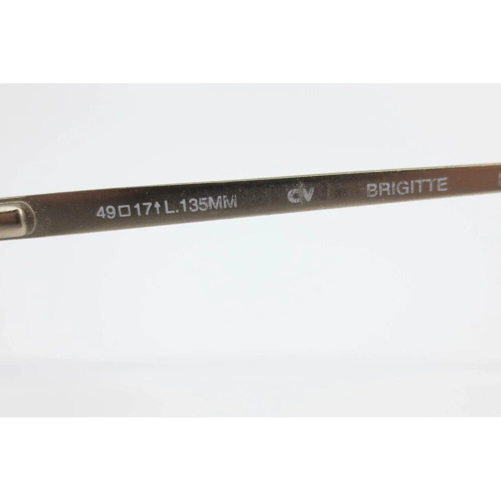 BCBGMAXAZRIA Brigitte Black Gold Rectangular Eyeglasses Frames 49-17-135 38447